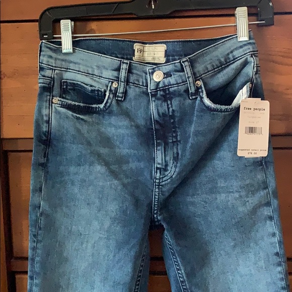 Free People NWT High Rise Skinny Jeans - Picture 3 of 9